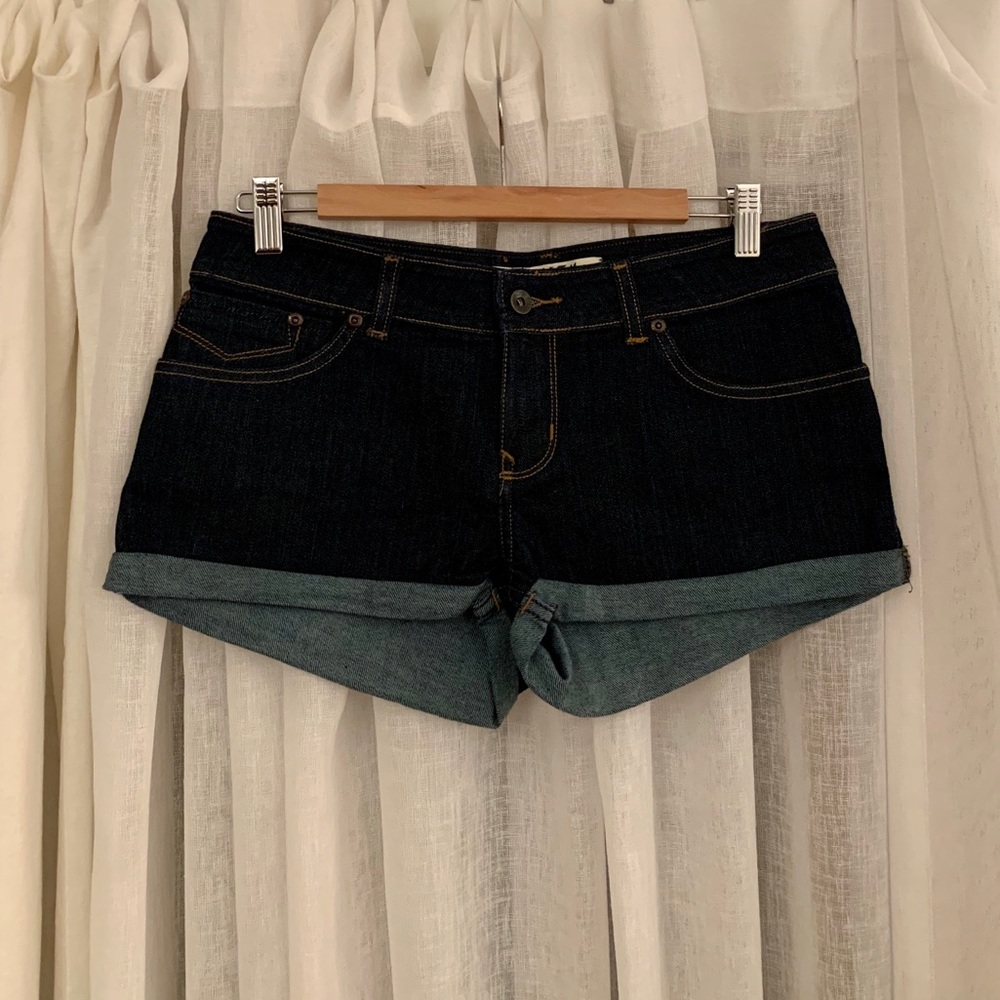 Kill City Dark Blue Denim Shorts